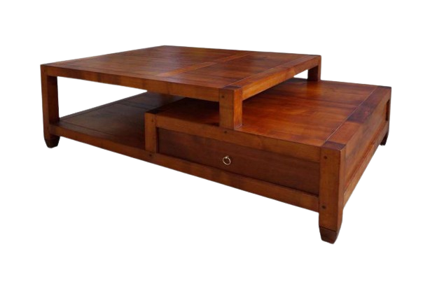 table de salon en merisier