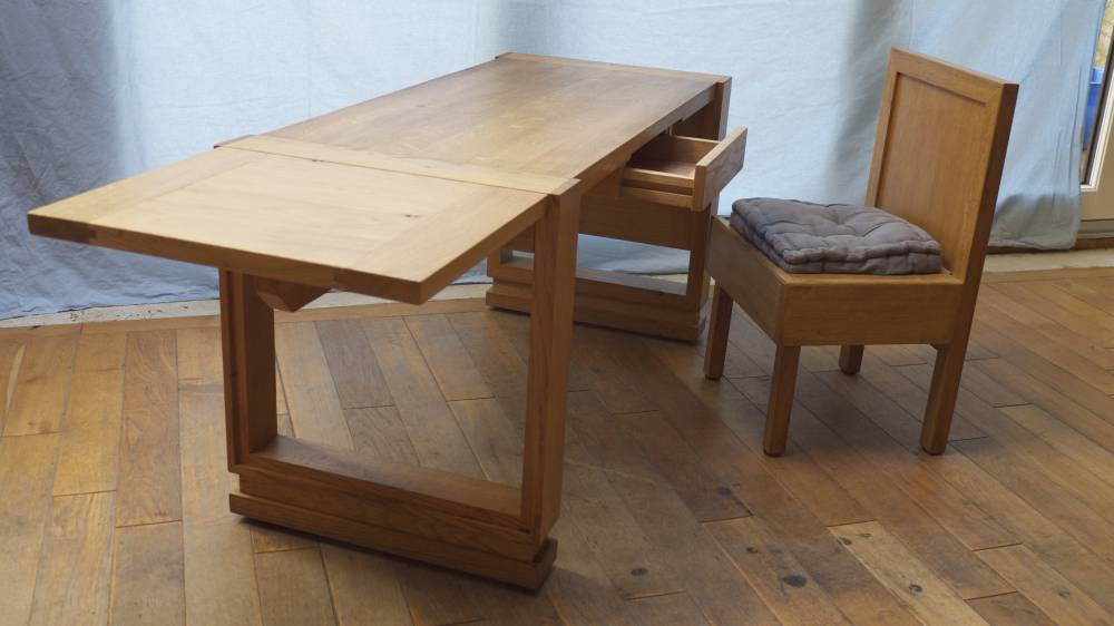 abattant ouvert, chaise coordonnée