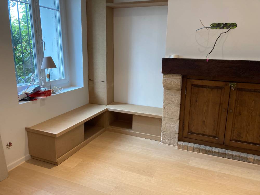banquette à peindre