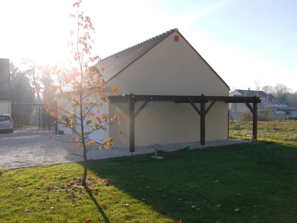 pergola avant vue face