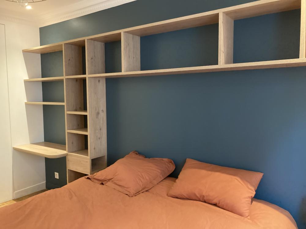 bureau biblio pont de lit